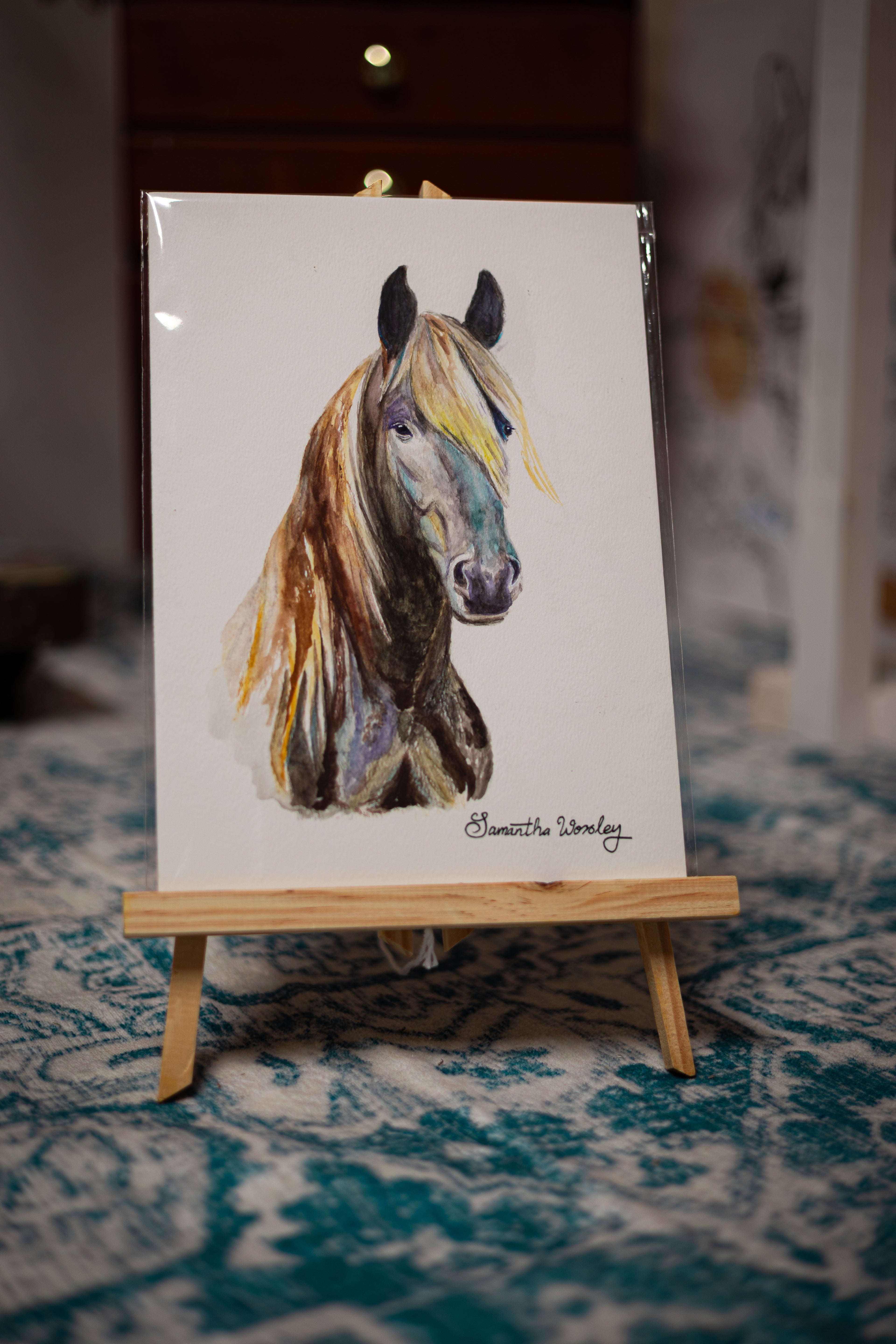 Horse Watercolour