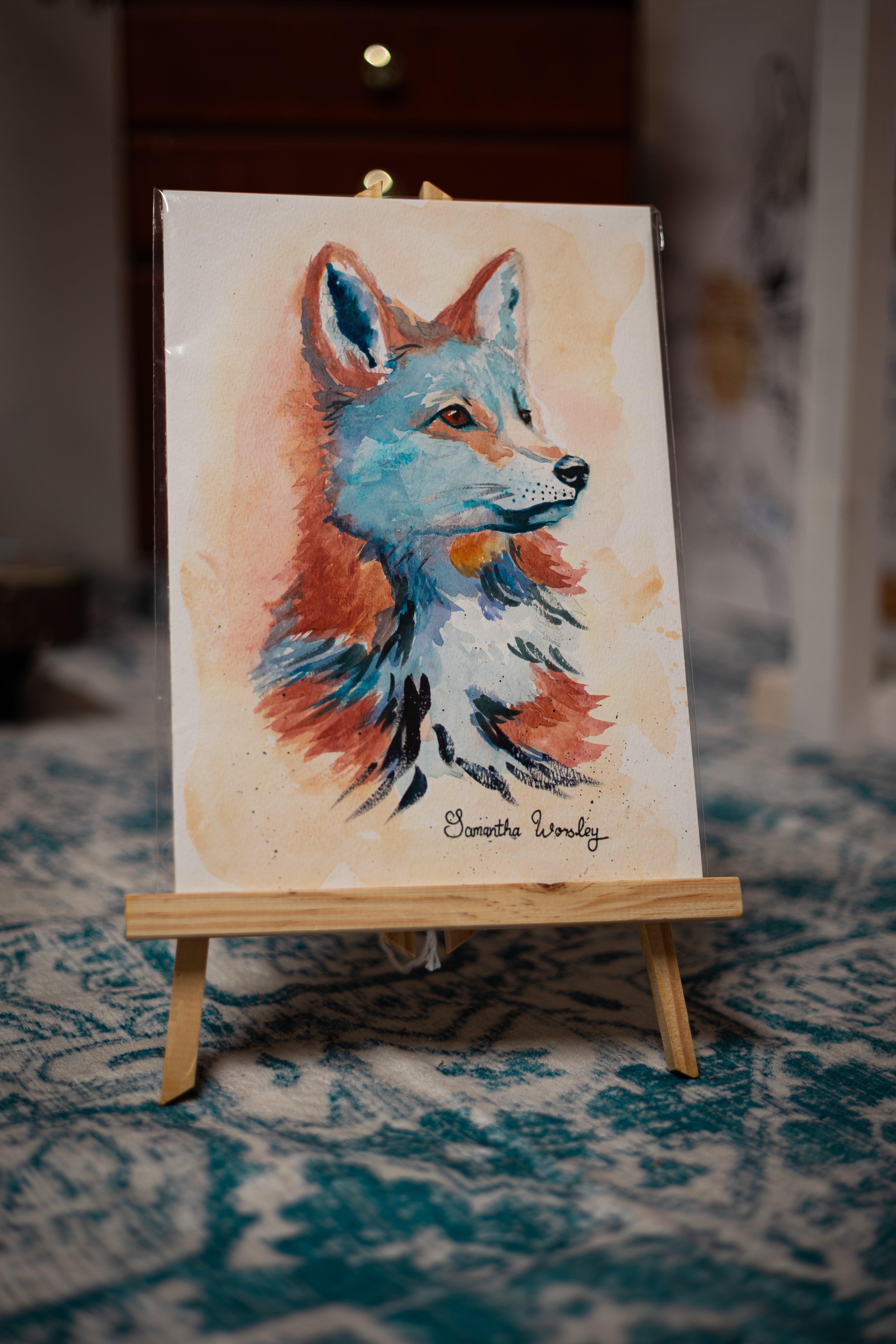 Fox Watercolour