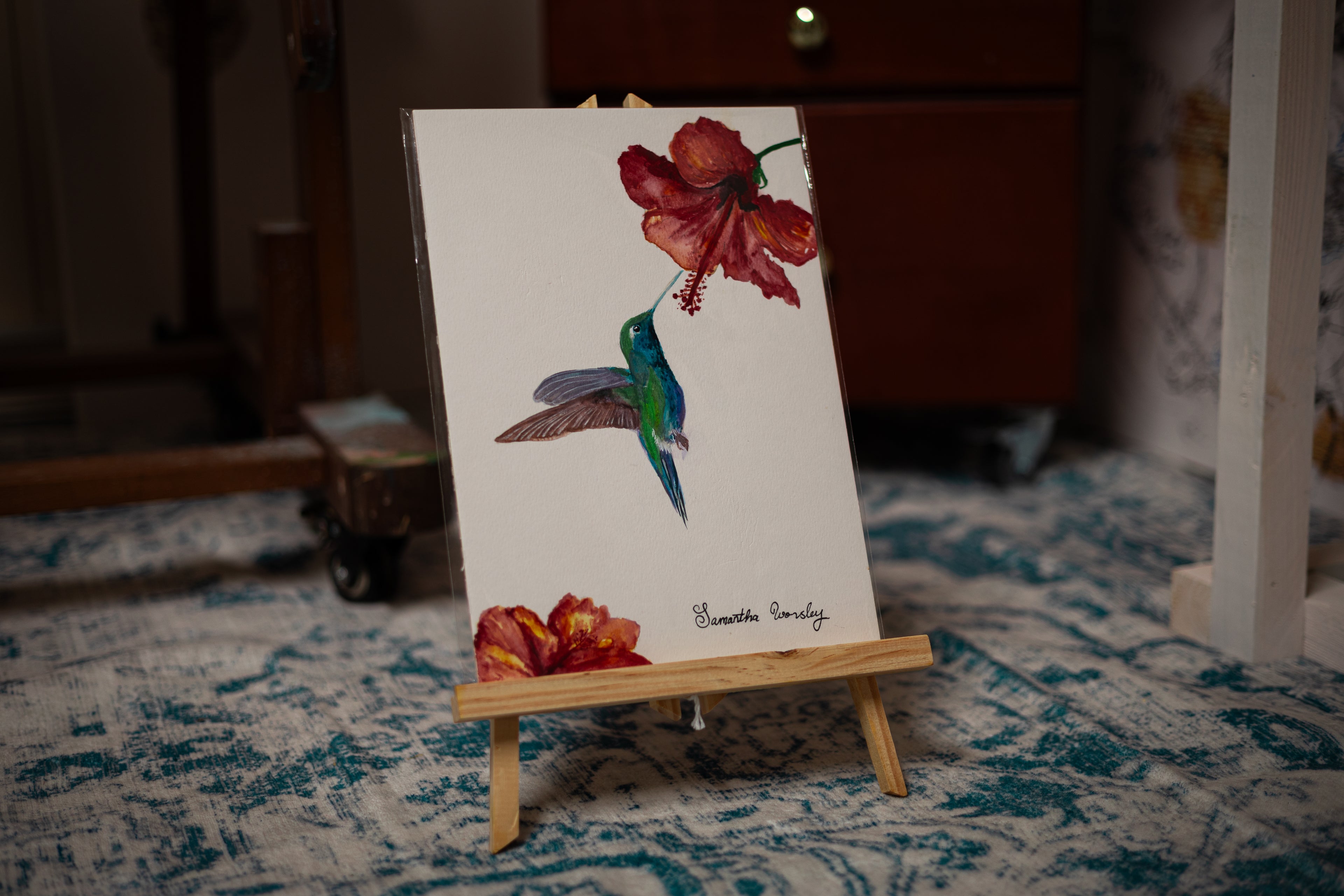 Hummingbird Watercolour